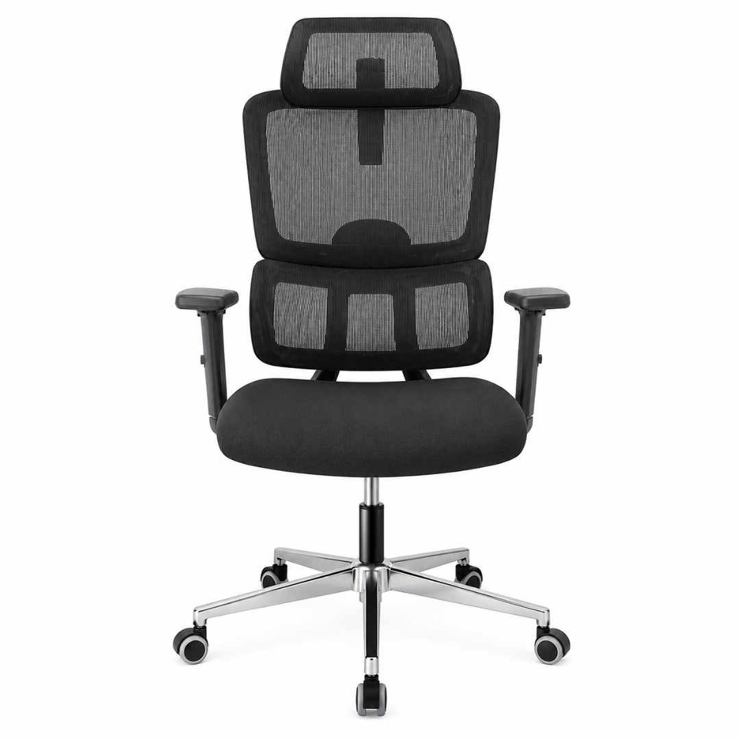 Executive Ergonomic Mesh Office Chair with Headrest & Lumbar Support