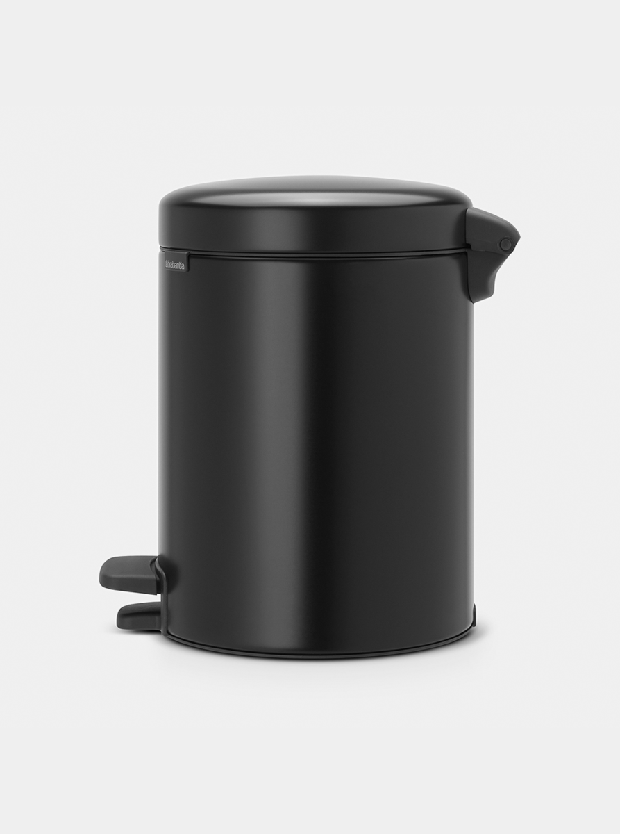 Brabantia NewIcon Pedal Bin 5L Matt Black — Homelux Kenya (view 2)