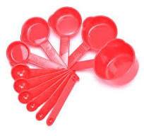 11Pcs Colour Measuring Spoon/Cup