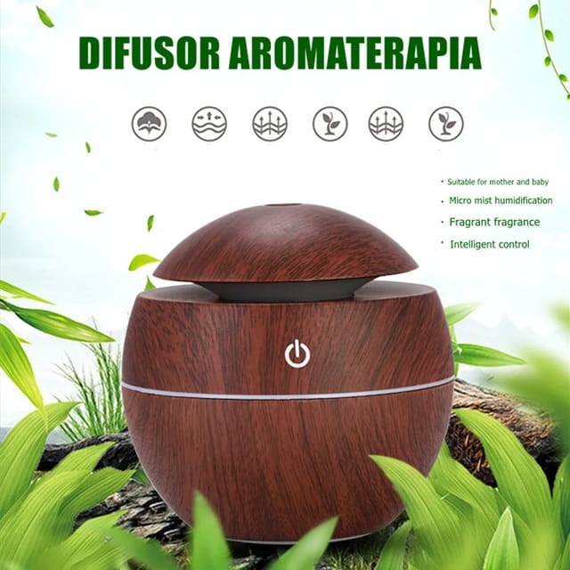 130ml Ultrasonic Air Humidifier, Air Emission USB, Luminous LED