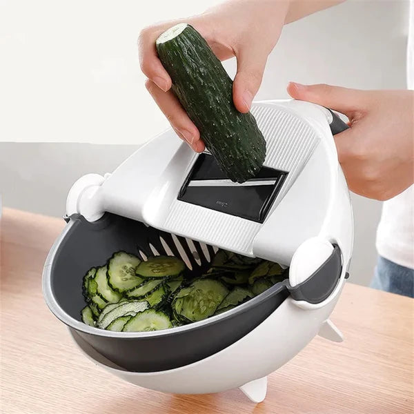 7 IN 1 Multifunctional vegetable cutter with drain busket