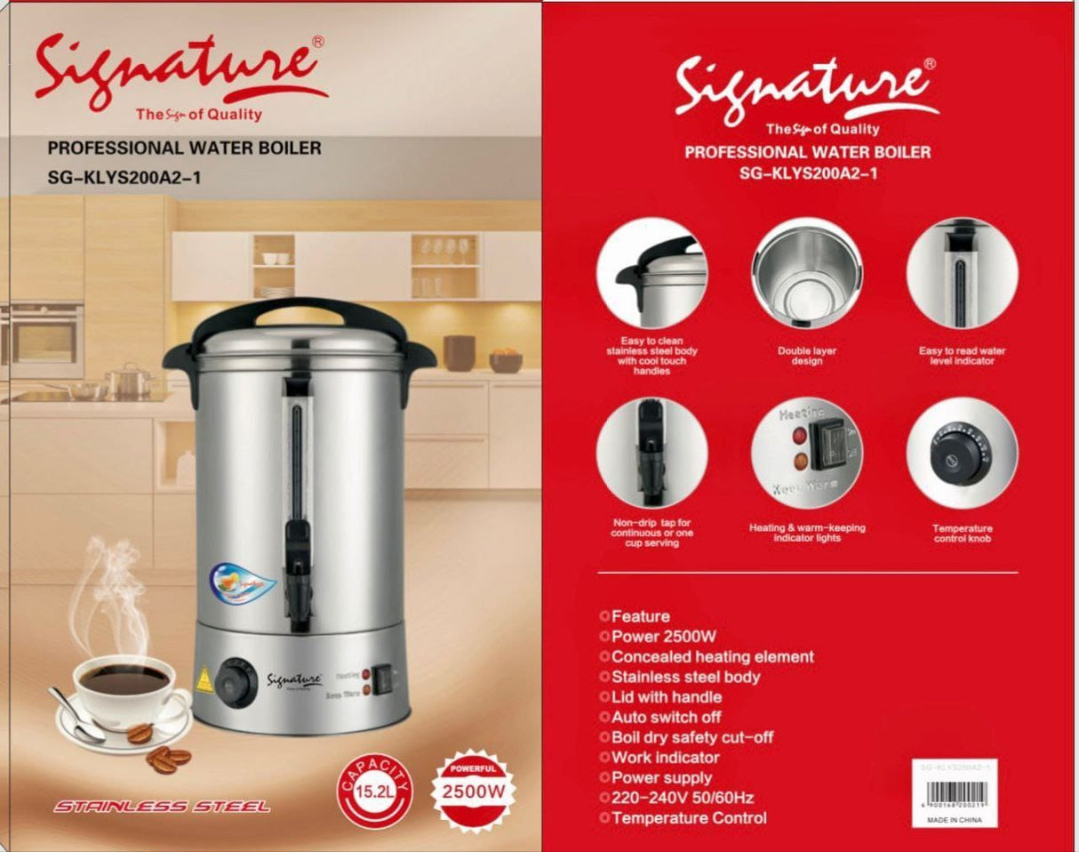 Signature  Electric Water Boiler/ Teaurn