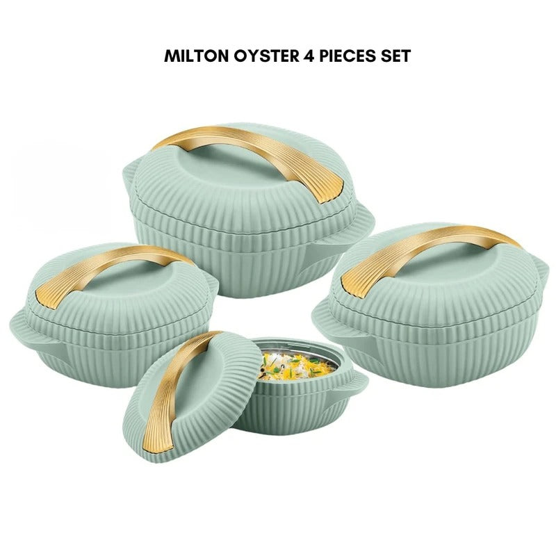 Oyster Milton 4pc Insulated Hotpot Food Warmer Set