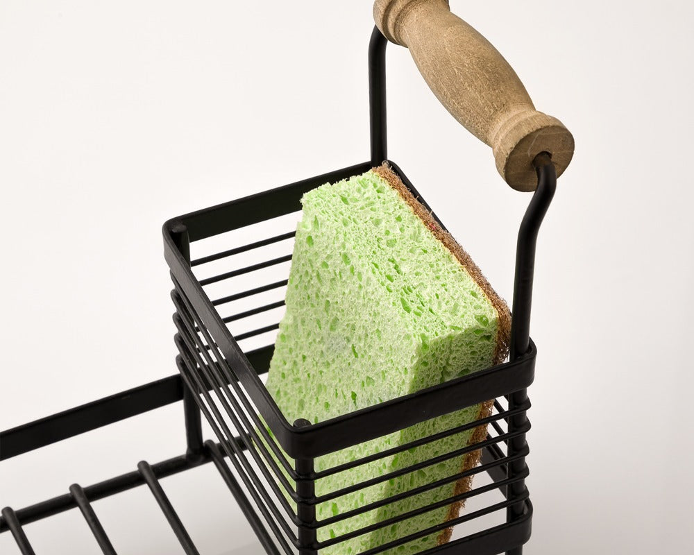 Premium Glass Soap Dispenser with Sink Caddy Stand