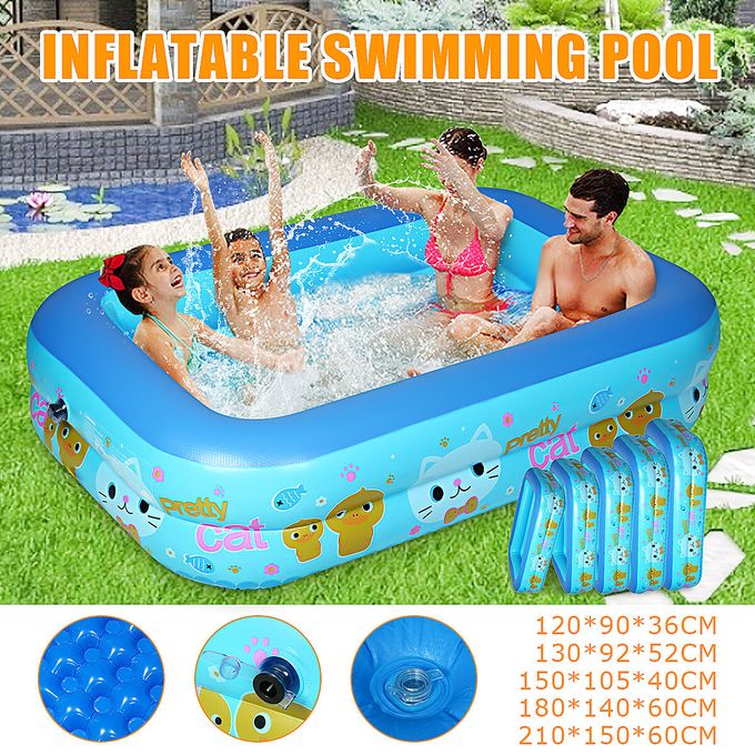 Inflatable Swimming Pool For Baby Kid Adult Paddling Pool