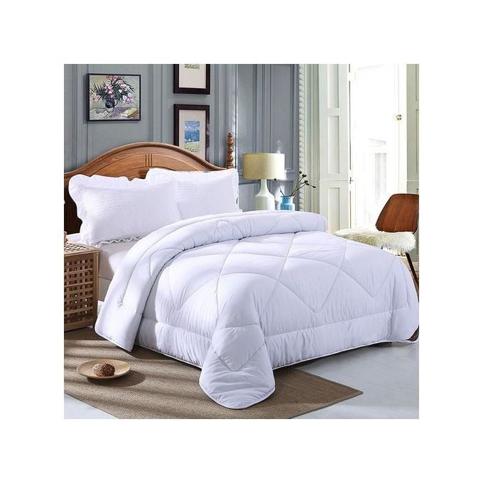 Plain White Cotton Duvet 6*7, Comfortable Sleep Quilt Bedding