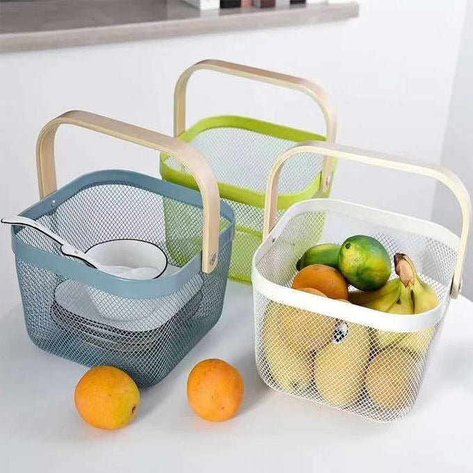 Multipurpose Organizing Mesh Basket Picnic/Fruit Basket-1 Pc
