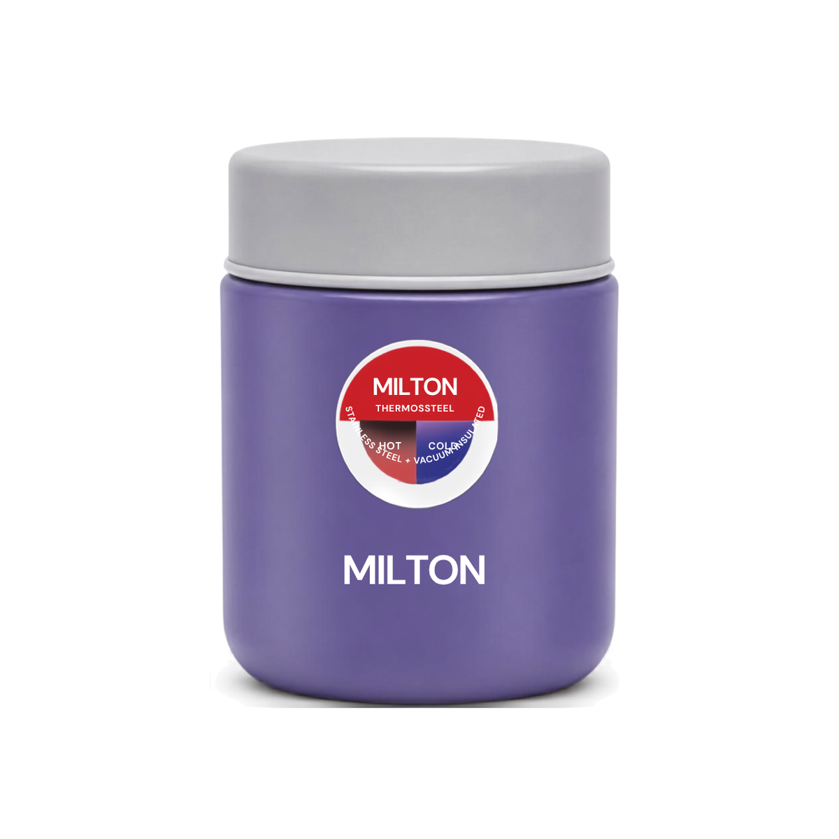 Milton Grab N Go Thermosteel food flask in purple