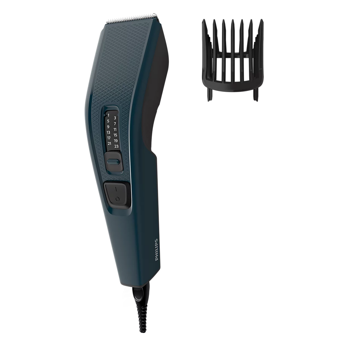Philips 3000 Series Hair Clipper - Stainless Steel Blades, 13 Length Settings, Trim & Flow Technology, Corded Power