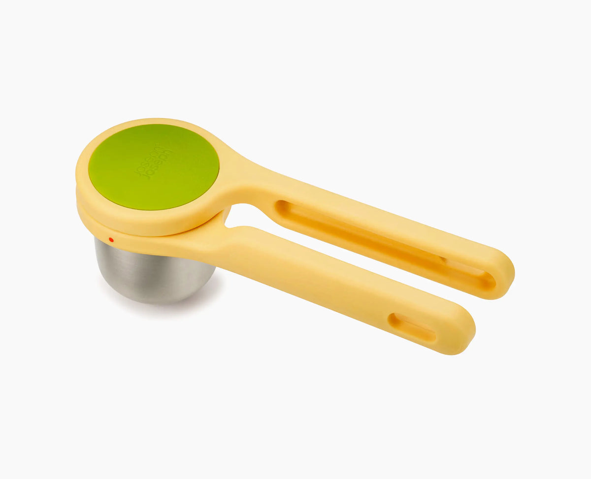 Joseph Joseph Helix citrus juicer in yellow packaging view, Homelux Kenya