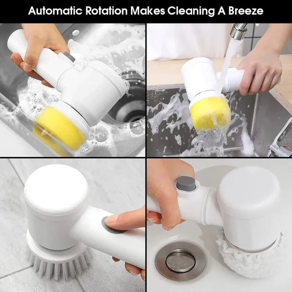5 in 1 Rechargeable Electric Cleaning Brush