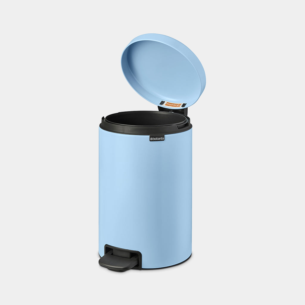 Brabantia NewIcon Pedal Bin 12L Dreamy Blue — Homelux Kenya (view 2)