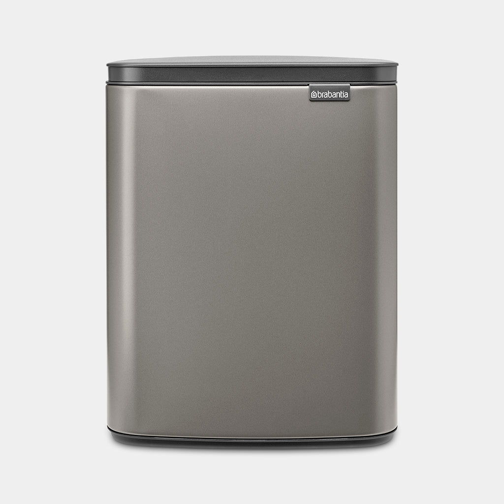 Brabantia Bo Waste Bin 12L Platinum — Homelux Kenya