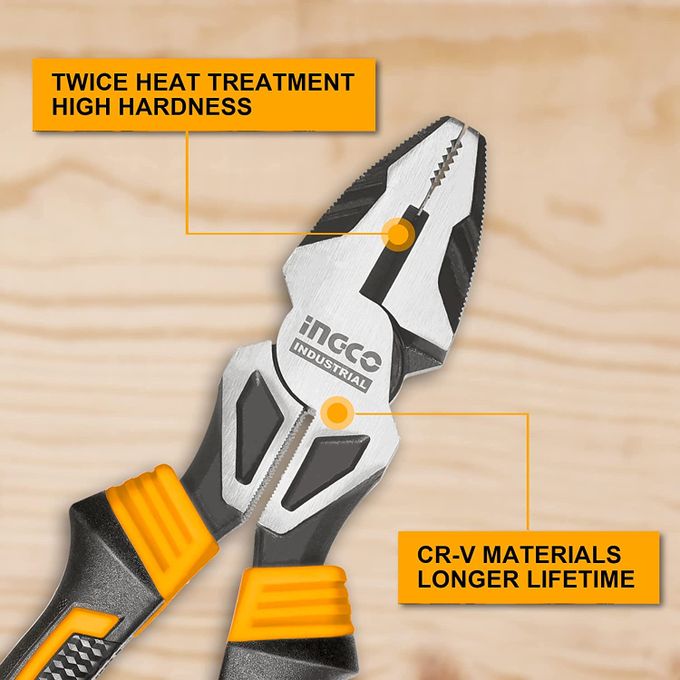 Ingco Pliers Combination Pliers 8'' Heavy Duty Pliers