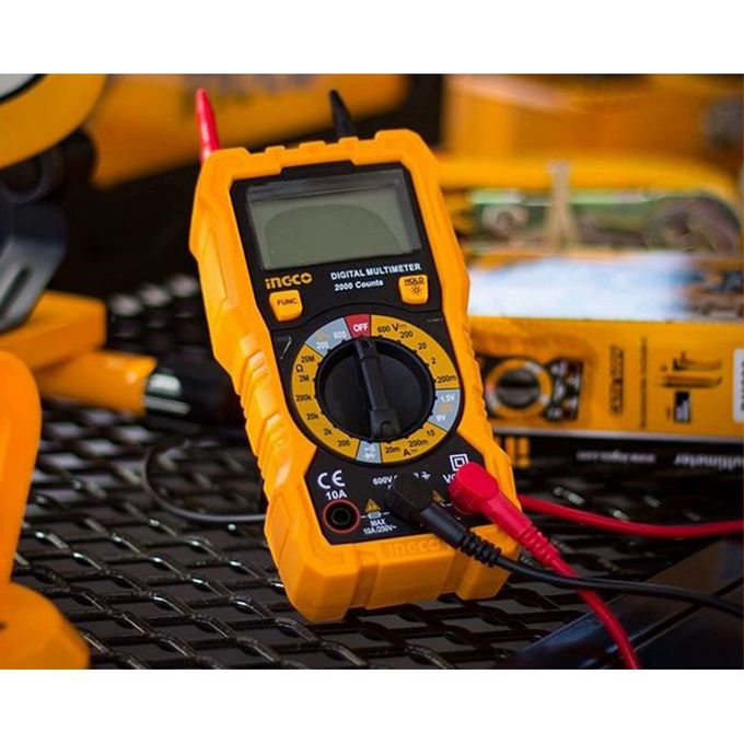 Ingco Digital Multimeter Heavy Duty AC/DC Tester Voltmeter High Quality.