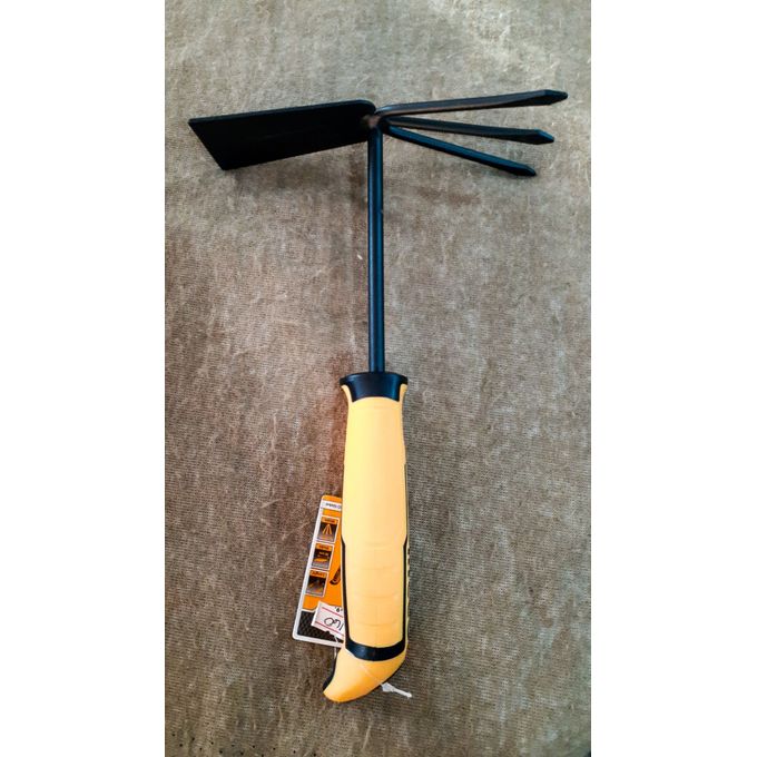 Ingco Gardening Hand Rake 2-in-1 Hand Garden Fork & Hoe