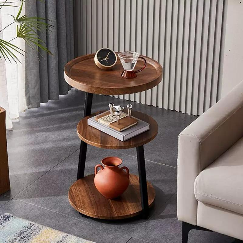 3 Tier Wooden Side Table