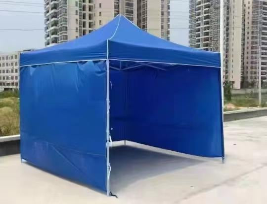 Outdoor Wind 3 x 3m Pop Up Canopy with Sidewalls, Heavy Duty Commercial Instant Canopy Gazebo Tent for Deck, Party, Camping, Backyard, Playground.