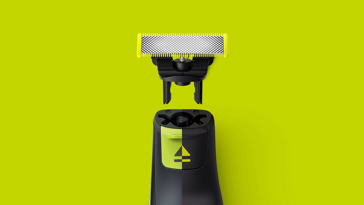 Philips OneBlade Replacement Blades 2-Pack - Fits All OneBlade Handles, Wet & Dry