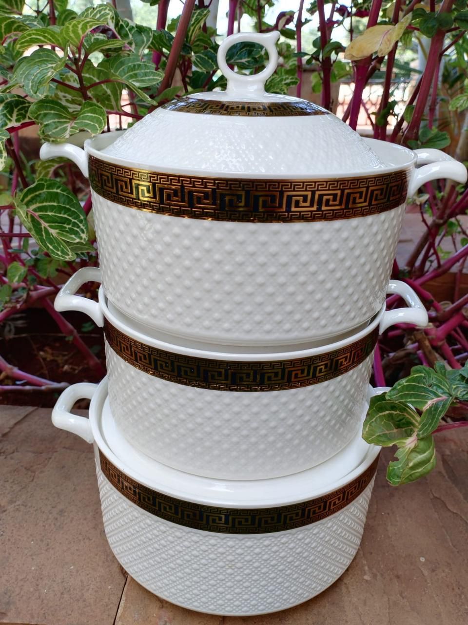 3pcs Ceramic Serving Set