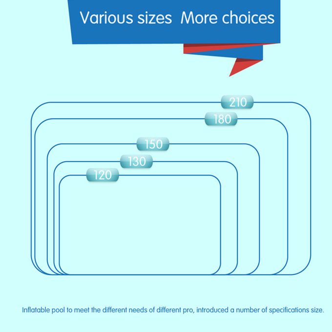 Inflatable Swimming Pool For Baby Kid Adult Paddling Pool