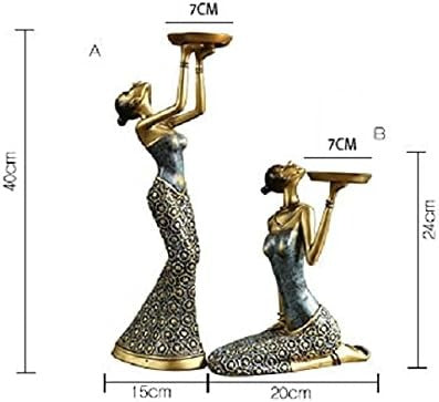 Figurines Statues Decorations Beautiful Candle Holder Decoration