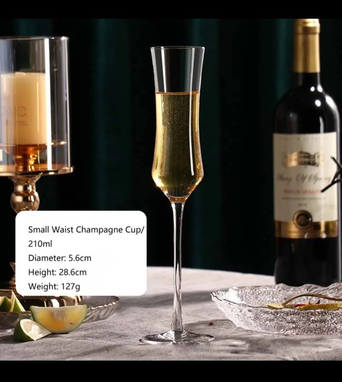 Champagne Flutes Glasses Gift Set | 210 ML | Set of 6| |Elegant Gift Box|Ultra-Premium |Limited Edition | Red & White Wine & Champagne Glass | Ideal for Wedding,Couple,Anniversary Gift