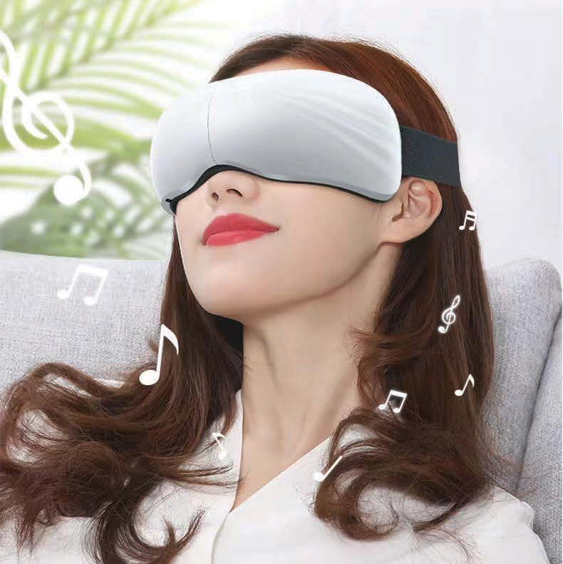 Luxury Eye Massager Heated Wireless Bluetooth Music Air Pressure Anti Fatigue Headache Relief