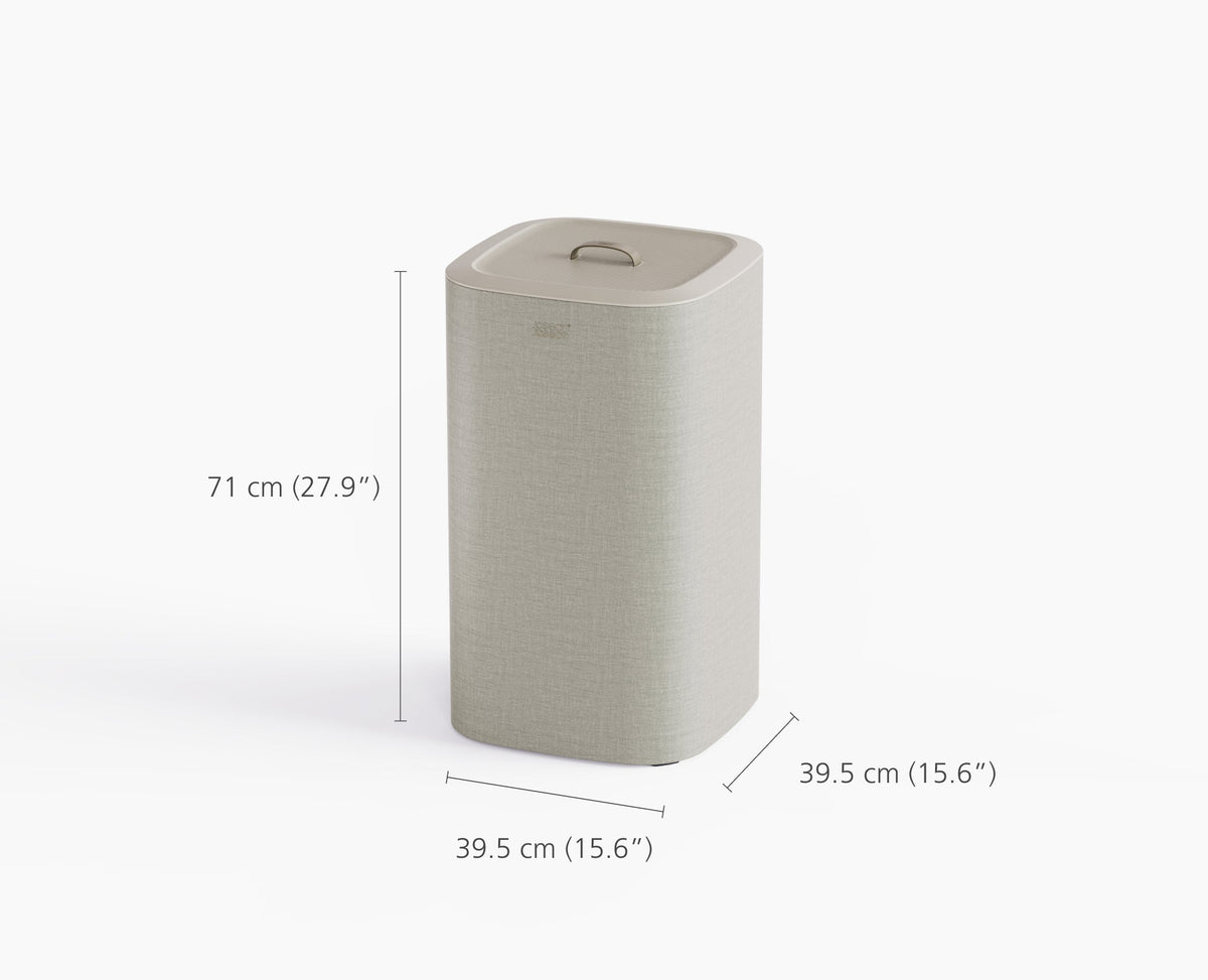 Joseph Joseph Tota One 60L laundry basket ecru alternate view