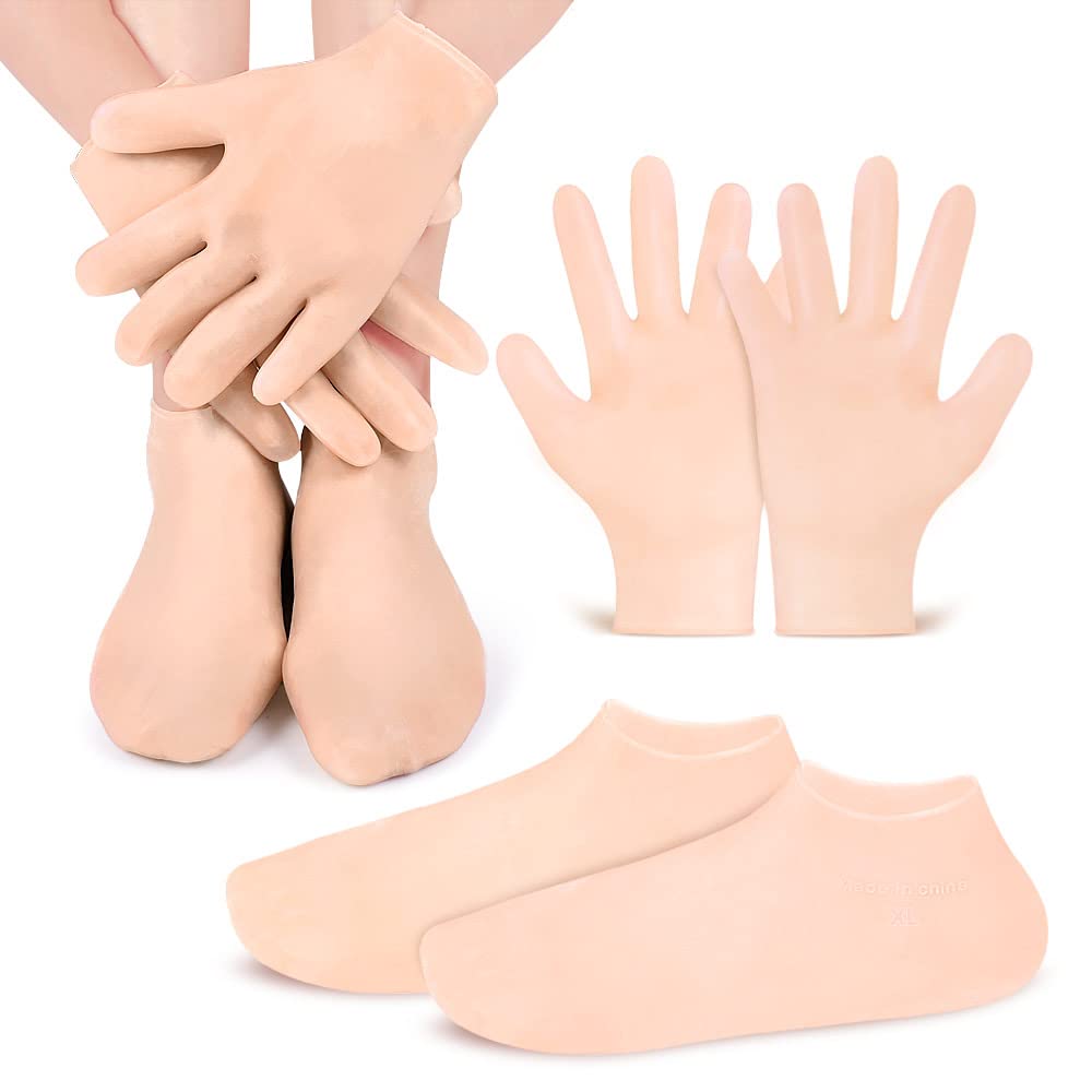 Hand & Foot Moisturizer silicone socks & Gloves