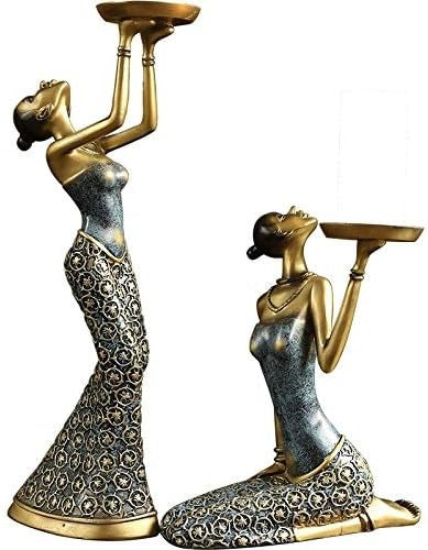 Figurines Statues Decorations Beautiful Candle Holder Decoration
