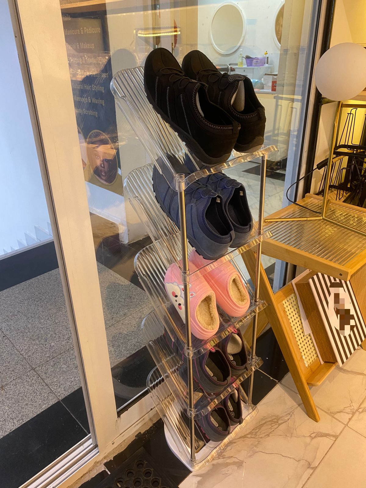 5Tier- Entryway Stackable Shoe Organizer/Shoe Rack