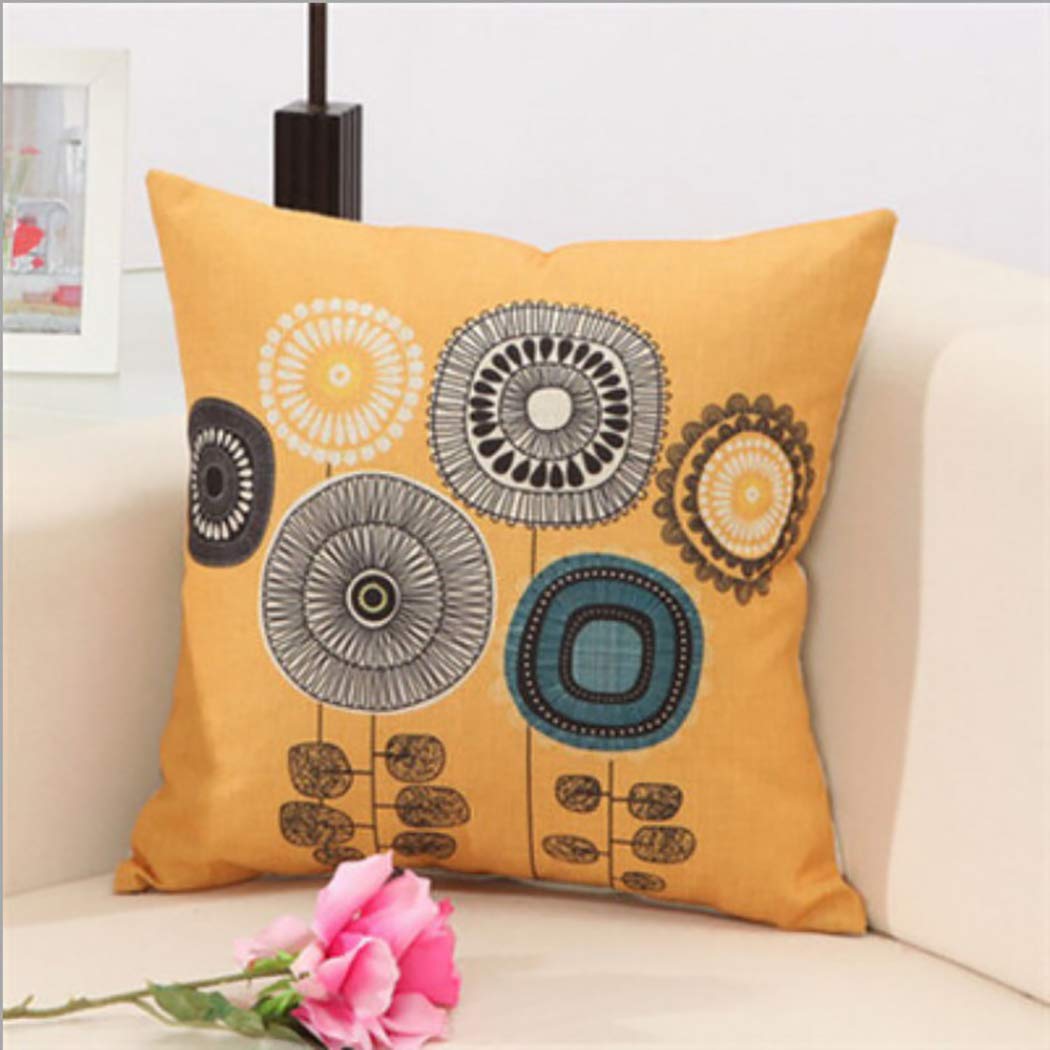 Retro Fashion Cotton Linen Blend Throw Pillow Covers