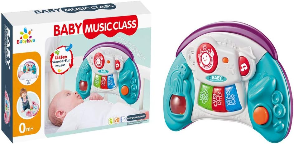 Baby Activity Game Toy Musical Instrument With Night Light & Songs