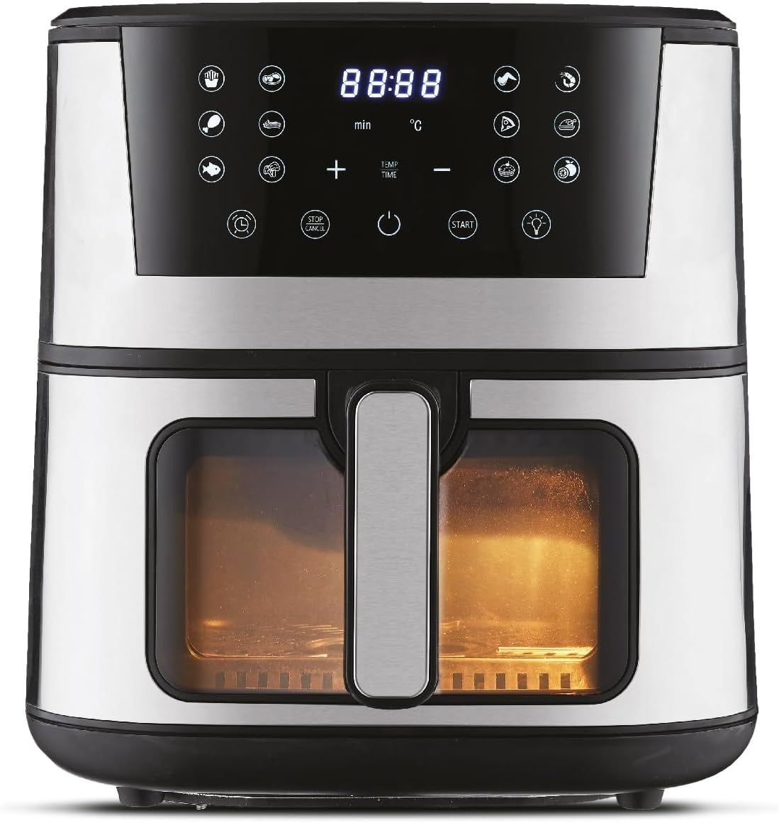 Sanford Digital Non Stick Air Fryer, 1700W, 7L, Touch Control Panel, 12 Presets Modes, Oil Free Cooking, Advanced Vortex Technology, Adjustable Temperature and Timer, Auto Shutoff and Alarm