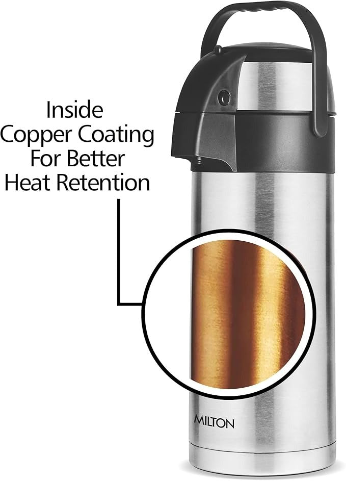 Milton Stainless Steel Beverage Dispenser Vacuum Insulated Tea & Coffee Server Vacuum Flask