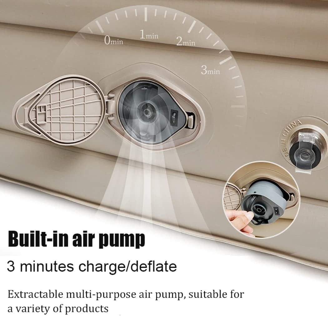 Inflatable Air Mattress with Built In Electric Pump for Quick Inflation 4*6