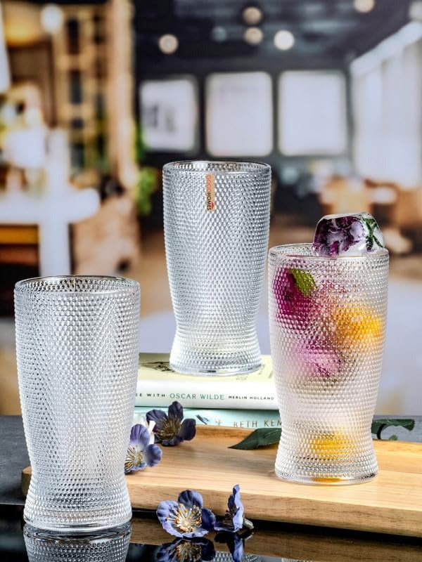 6 pcs Juice Glass Tumbler Set 360ml