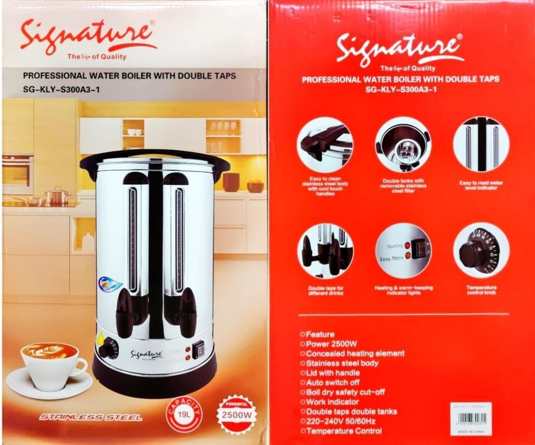 Signature Double Taps Professional Boiler 19 Ltr