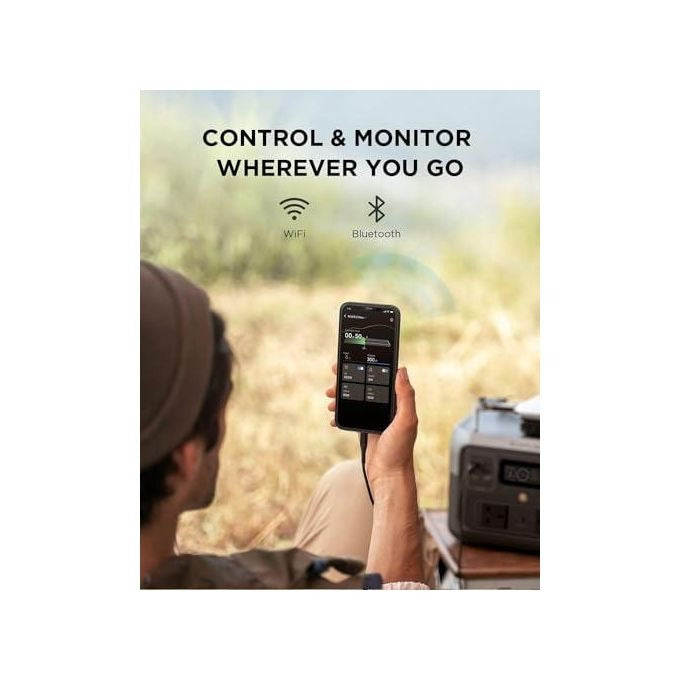 EcoFlow RIVER 2 Max Portable Power Station 512Wh LiFePO4 Battery, 1-Hour Fast Charging, 1000W Output