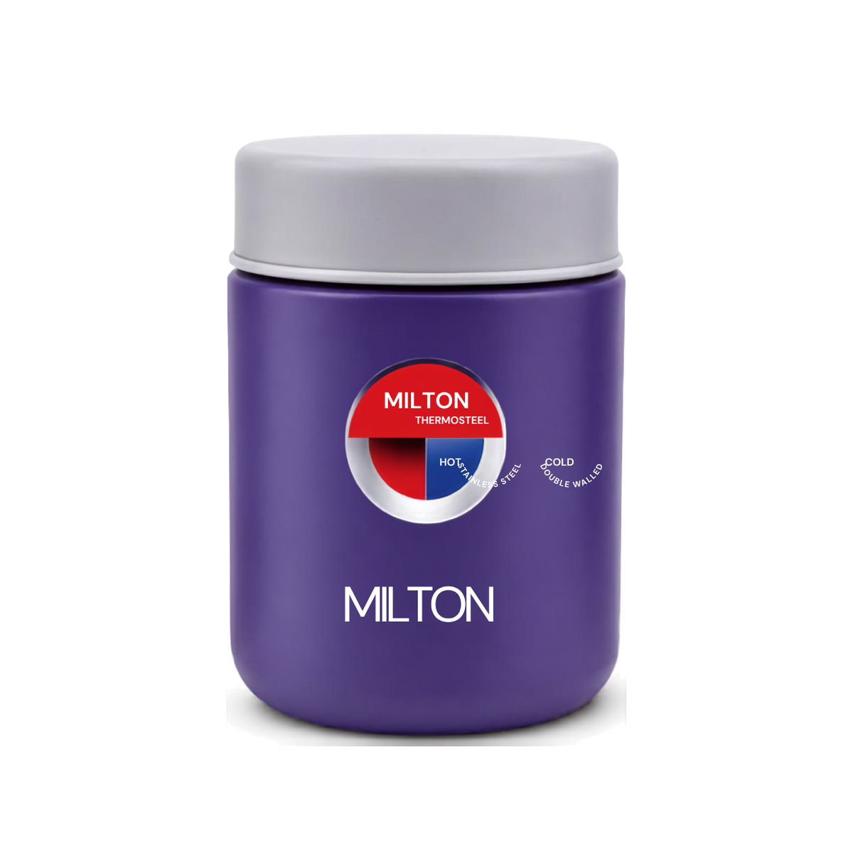 Milton Grab N Go Thermosteel food flask in violet