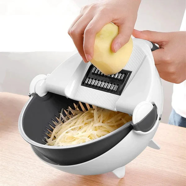 7 IN 1 Multifunctional vegetable cutter with drain busket