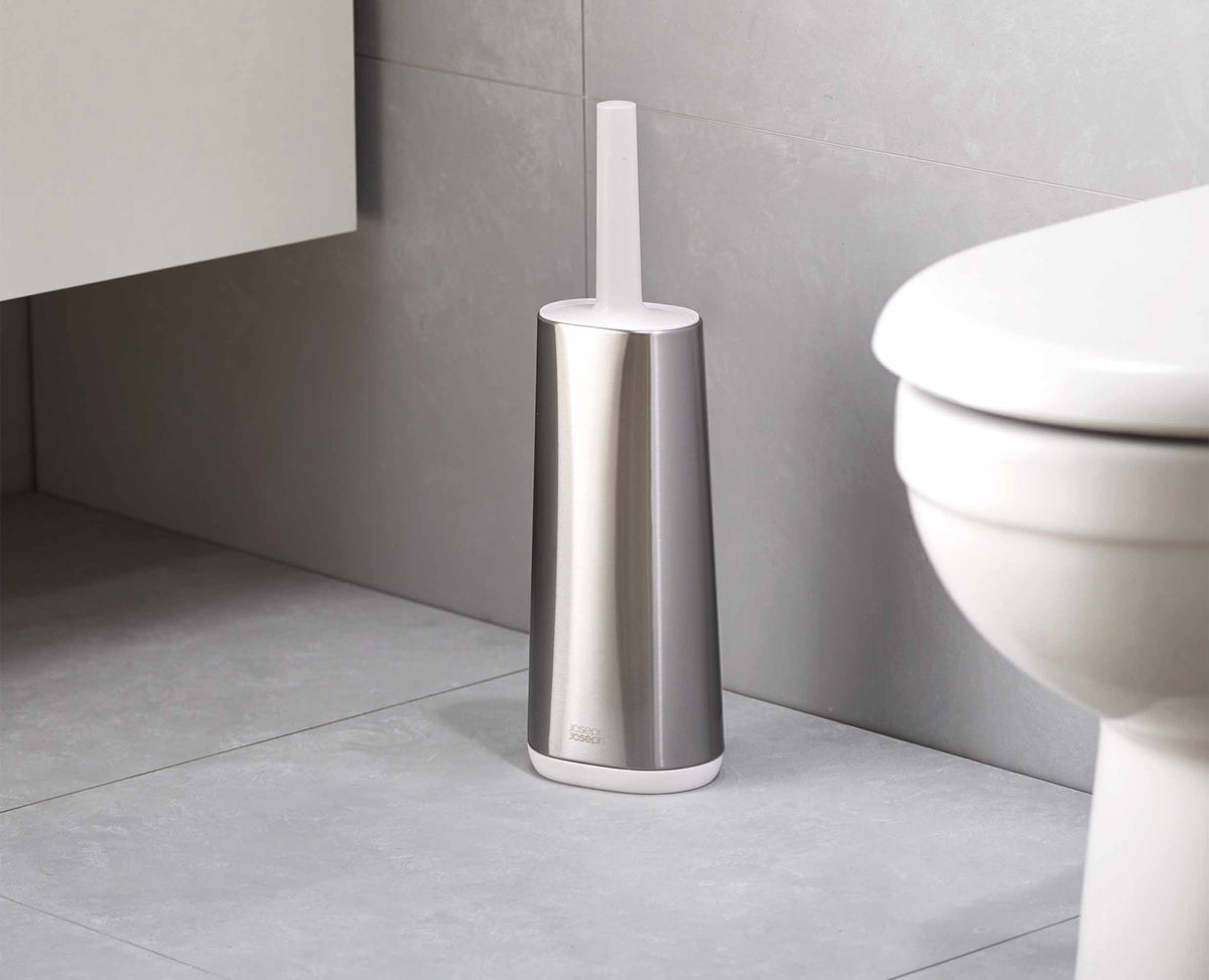 Joseph Joseph Flex Steel toilet brush flexible D-shaped head cleaning under the rim, Homelux Kenya