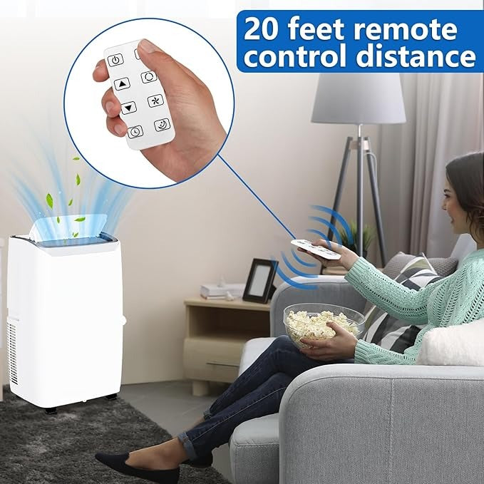 Tlac Portable Air Conditioner Mobile AC- Cools Rooms up to 550 Sq.ft