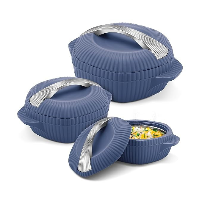Oyster Milton 4pc Insulated Hotpot Food Warmer Set
