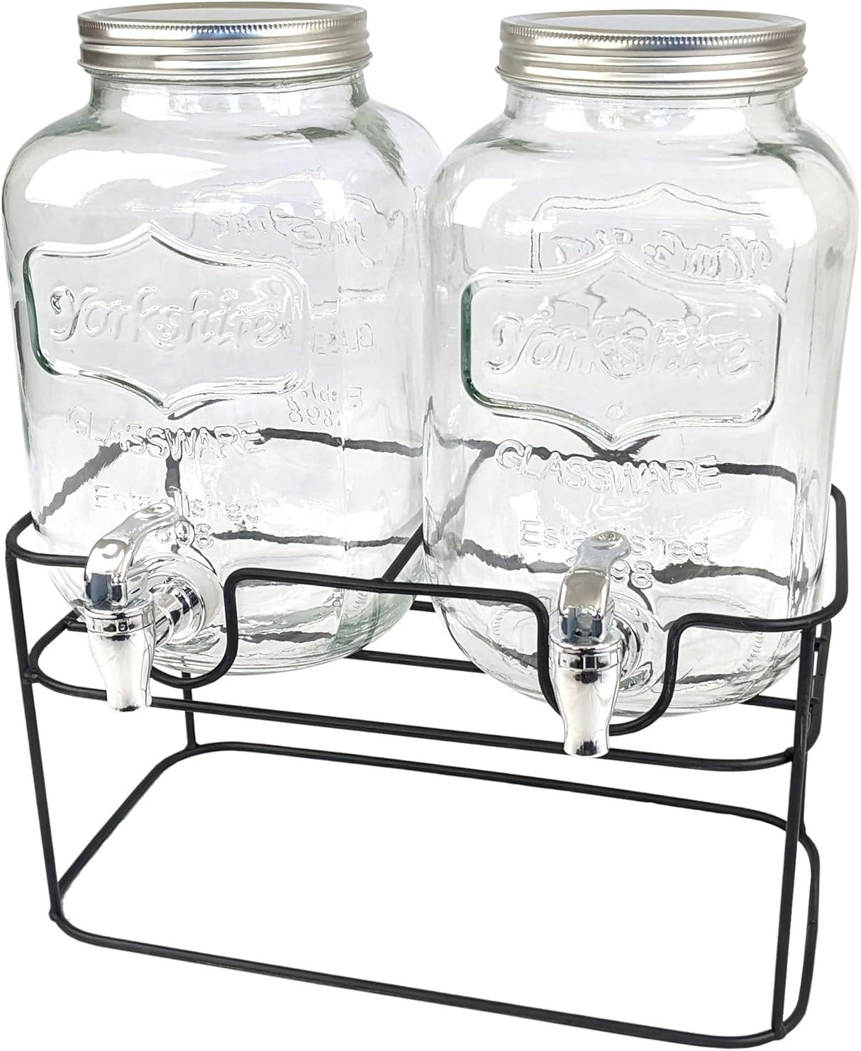 Double Glass Juice dispensers