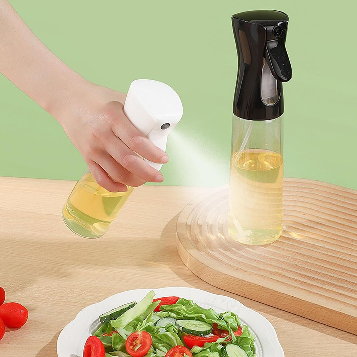 2 Pcs 200ML Oil Water Spray Bottles, Hair Spray Bottle