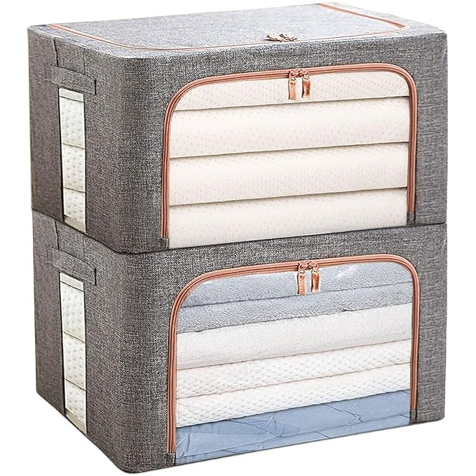 Wardrobe Closet Clothes Storage Organizer Boxes 24L