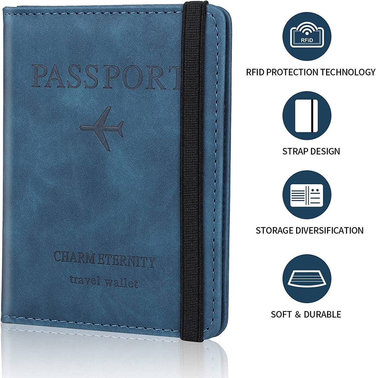 Vintage Business Passport Covers Holder Organizer