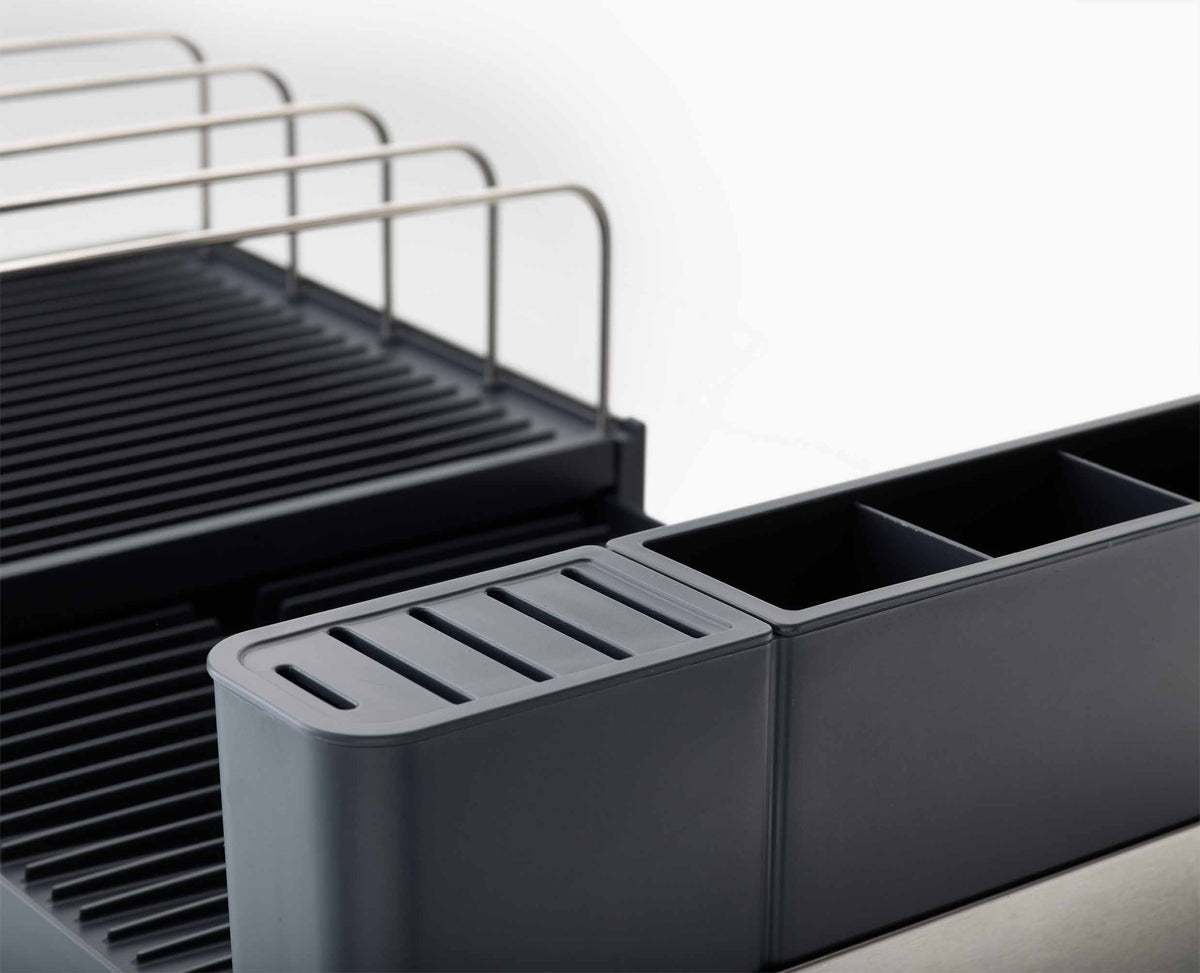 Joseph Joseph Extend Max stainless steel expandable dish rack collapsed for storage, Homelux Kenya
